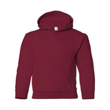 Gildan Heavy Blend Youth Hooded Sweatshirt - Cardinal Red, Xl