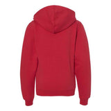 Independent Trading Co. Youth Midweight Hooded Sweatshirt - Red, S