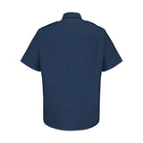 Red Kap Short Sleeve Security Shirt Long Sizes - Navy, Xlt