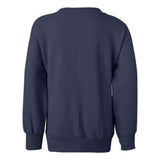 Hanes Ecosmart Youth Crewneck Sweatshirt - Navy, S