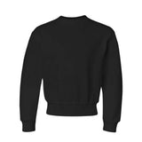 Jerzees Nublend Youth Crewneck Sweatshirt - Black, S