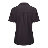 Red Kap Women'S Performance Knit Flex Series Pro Polo - Black, Xs