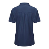 Red Kap Women'S Performance Knit Flex Series Pro Polo - Navy, M