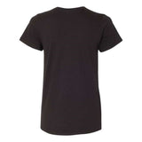Hanes Comfortsoft Womens V-Neck Short Sleeve T-Shirt - Black, S