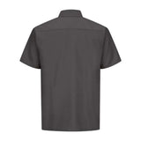Red Kap Ripstop Short Sleeve Work Shirt Long Sizes - Charcoal, Xlt