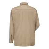 Red Kap Ripstop Long Sleeve Shirt - Long Sizes - Khaki, Xlt
