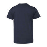 LAT Youth Fine Jersey Tee Navy, XL