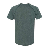 Next Level Mock Twist Raglan Short Sleeve Crew - Forest Green, M