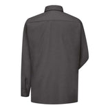 Red Kap Ripstop Long Sleeve Shirt - Charcoal, S