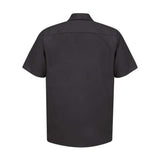 Red Kap Short Sleeve Work Shirt Long Size - Black, Lt