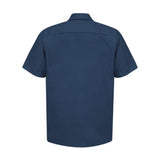 Red Kap Short Sleeve Work Shirt Long Size - Navy, Lt