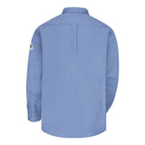 Bulwark Dress Uniform Shirt - Excel Fr Comfortouch - 7 Oz. - Long Sizes - Light Blue, Mt
