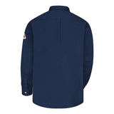 Bulwark Dress Uniform Shirt - Excel Fr Comfortouch - 7 Oz. - Long Sizes - Navy, Xlt
