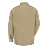 Bulwark Work Shirt - Excel Fr Comfortouch - Long Sizes - Khaki, Mt