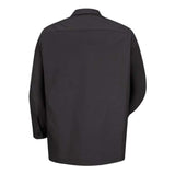 Red Kap Industrial Work Shirt Long Sizes - Black, Xlt