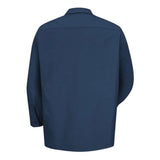 Red Kap Industrial Work Shirt Long Sizes - Navy, Mt