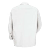 Red Kap Industrial Long Sleeve Work Shirt - White, Xl