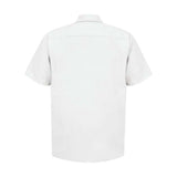 Red Kap Industrial Short Sleeve Work Shirt - White, Xl