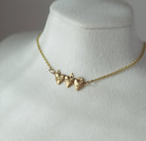 Holy Family Hearts® in 14K Gold Tiny Version