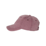 Sportsman Pigment-Dyed Cap - Maroon, Adjustable