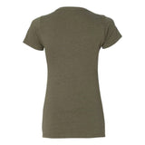 Next Level Womens CVC Short Sleeve Crew Military Green, L