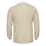Bulwark Long Sleeve Lightweight T-Shirt - Long Sizes - Khaki, Lt