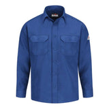 Bulwark Uniform Shirt Nomex Iiia - Long Sizes - Royal, Xlt