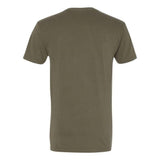 Next Level Premium Fitted Sueded V-Neck T-Shirt - Military Green, Xs