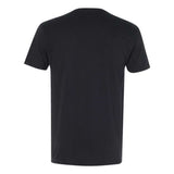 Next Level Premium Fitted Sueded V-Neck T-Shirt - Black, L