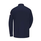 Bulwark Tagless Mock Turtleneck - Excel Fr Long Sizes - Navy, Xlt