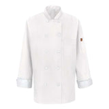 Chef Designs Women'S Mimix Chef Coat With Oilblok - White, Xs