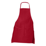 Liberty Bags Two-Pocket Butcher Apron - Red, One Size
