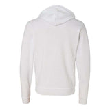 Bella + Canvas Unisex Sponge Fleece Full-Zip Hoodie - White, Xl