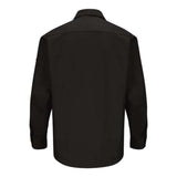 Red Kap Long Sleeve Automotive Crew Shirt - Black, M