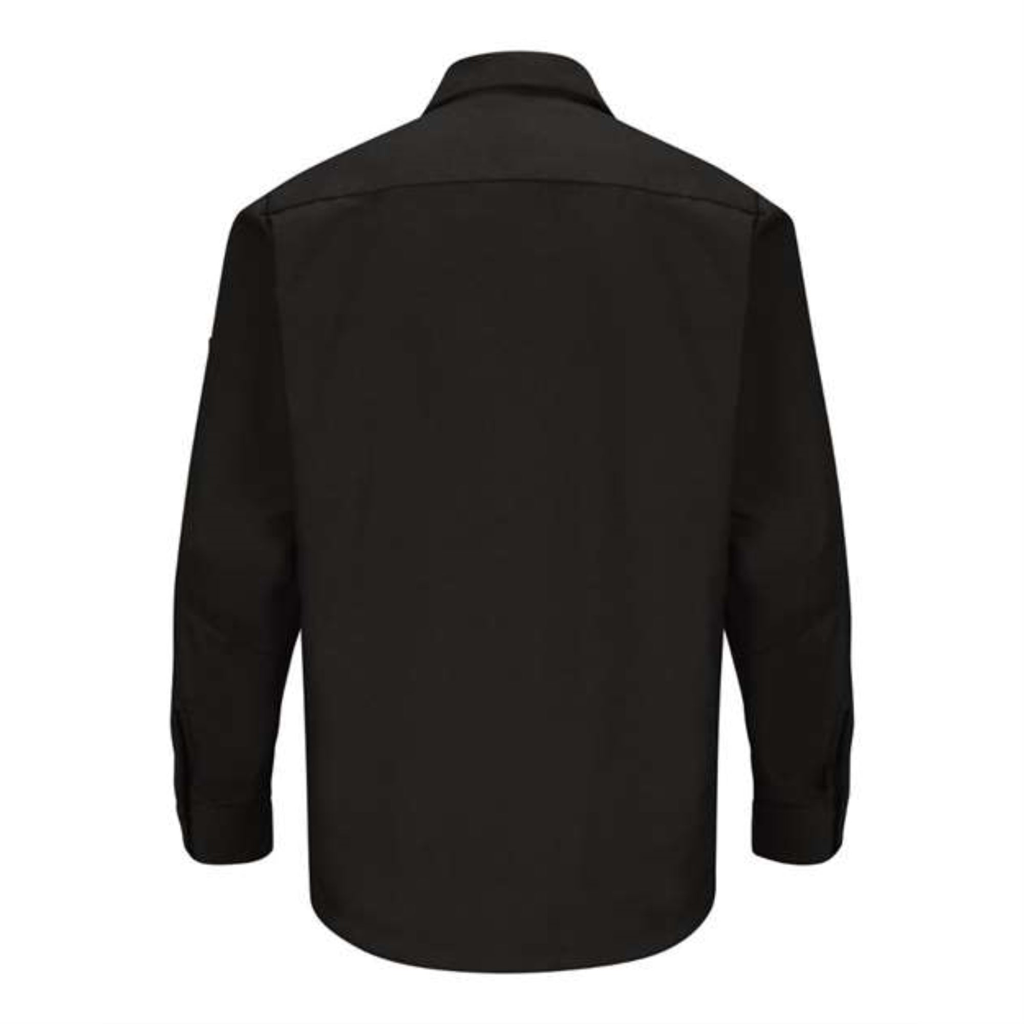 Red Kap Long Sleeve Automotive Crew Shirt - Black, L