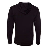 J. America Jersey Sport Lace Hooded Pullover - Black, Xl