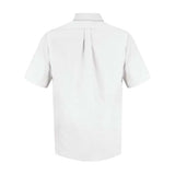 Red Kap Poplin Short Sleeve Dress Shirt - White, M