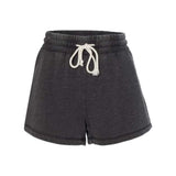 Boxercraft Womens Enzyme-Washed Rally Shorts - Charcoal, L