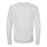 Bella + Canvas Unisex Sponge Fleece Raglan Crewneck Sweatshirt - Ash, S