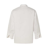 Chef Designs Button Chef Coat With Thermometer Pocket - White, Xs