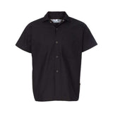 Chef Designs Poplin Cook Shirt With Gripper Closures - Black, L