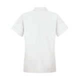 Red Kap Women'S Loose Fit Short Sleeve Button Smock - White, L