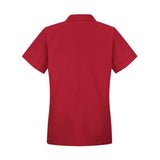 Red Kap Women'S Loose Fit Short Sleeve Button Smock - Red, L