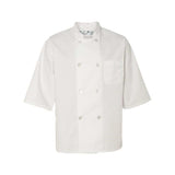 Chef Designs Half Sleeve Chef Coat - White, M