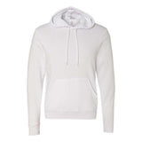Bella + Canvas Unisex Sponge Fleece Hoodie - White, M