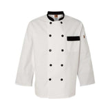 Chef Designs Garnish Chef Coat - White, Xl