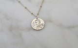 St. Padre Pio Necklace in Sterling Silver