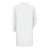 Red Kap Gripper Front Lab Coat - Long Sizes - White, Lt