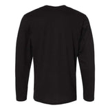Lat Fine Jersey Long Sleeve Tee - Black, Xl