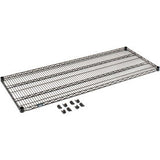 Nexel® S2460B Black Epoxy Wire Shelf 60W X 24D